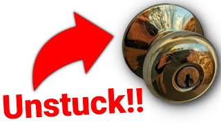 ► Easily Fix Your Sticky Doorknob [upl. by Seligmann]