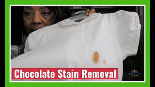 How to Remove Chocolate Stains from Clothes  Best Way to Get Chocolate Out of a Shirt [upl. by Adnarb805]