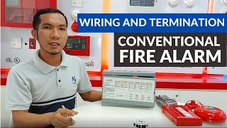 WIRING amp TERMINATION OF CONVENTIONAL FIRE ALARM SYSTEM [upl. by Analle]