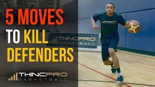 Top 5  DEADLY Basketball Moves to KILL Your Defender and Score More Points [upl. by Anasor451]