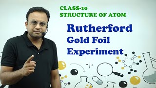 Rutherford gold foil experiment  alpha particle scattering experiment [upl. by Ytinirt]