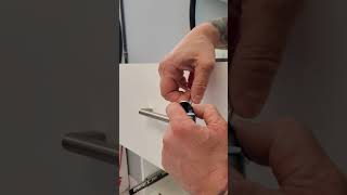 Drawer  Filing Cabinet Lock Installation [upl. by Azal]