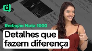 COMO CHEGAR NA REDAÇÃO NOTA 1000  COM DÉBORA ALADIM  REDAÇÃO NOTA MIL [upl. by Bealle]