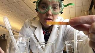 Determining pH using litmus paper [upl. by Afatsuom794]