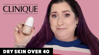 CLINIQUE EVEN BETTER CLINICAL SERUM FOUNDATION  Dry Skin Review amp Wear Test [upl. by Sahc]