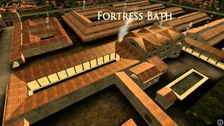 Animation of ancient Roman Fort in Caerleon Wales [upl. by Leiahtan52]