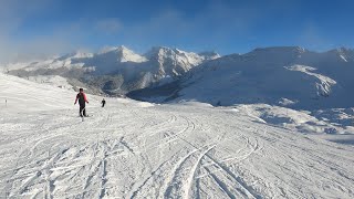 ArosaLenzerheide Skiing Day Switzerland [upl. by Eilegna]