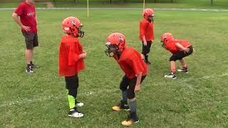 Youth Football Tackling Drills  Form Tackling [upl. by Romney92]