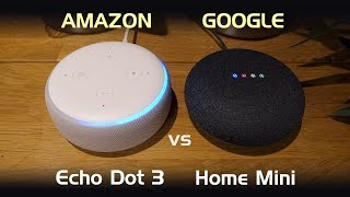 Amazon Echo Dot 3rd Gen vs Google Home Mini [upl. by Porta20]