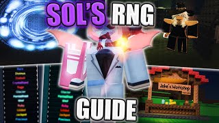 The ULTIMATE Sols RNG Beginners Guide Auras Luck NPCs Biomes [upl. by Hait]