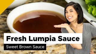 Fresh Lumpia Sauce Recipe Filipino Food [upl. by Liponis147]