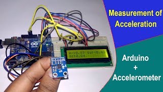 Acceleration Measurement with Accelerometer and Arduino [upl. by Danielson502]