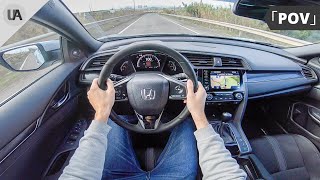 2020 Honda Civic SPORT PLUS 15 Turbo 182 HP  Manual Gearbox  4K POV TEST DRIVE [upl. by Elayne]