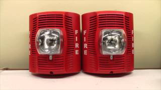 System Sensor SPSR SpectrAlert Advance Speaker Strobe Fire Alarm OverviewTest [upl. by Viens]