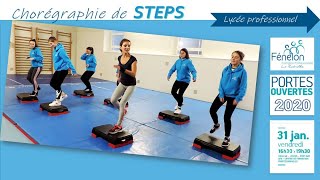 Chorégraphie de Step au Lycée Fénelon NotreDame de La Rochelle [upl. by Disraeli261]