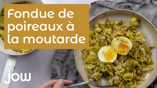 Fondue de poireau à la moutarde [upl. by Alber]