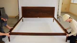 Platform Bed No1  Assembly Instructions [upl. by Etta]