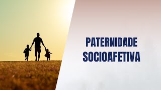 Paternidade socioafetiva [upl. by Eidoc]