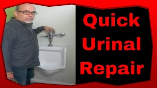 Commercial Plumbing Toilet Repairs How To Repair A Flushometer Urinal [upl. by Mcfarland881]