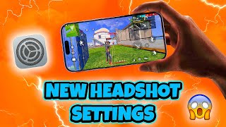 Free Fire iPhone Settings sensitivity 2023  FASTER Than PC 😱 [upl. by Eetnahc]