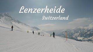 Epic Spring Skiing in Lenzerheide Switzerland [upl. by Alam]