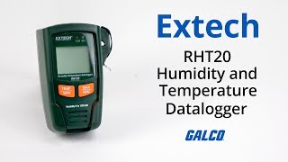 Extechs RHT20 Humidity and Temperature Datalogger [upl. by Marlowe]