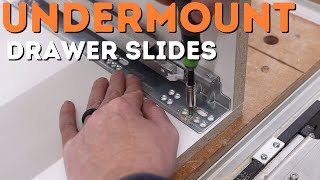 How To Install Blum Undermount Drawer Slides [upl. by Irrek]