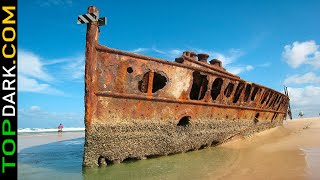 13 Barcos Abandonados Más Increíbles del Mundo  TOPDARKCOM [upl. by Kopple]