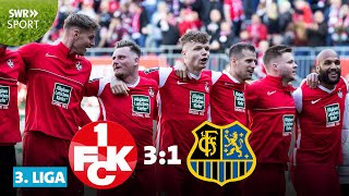 3 Liga Gänsehaut auf dem Betze FCK schlägt Saarbrücken 31  SWR Sport [upl. by Brott]