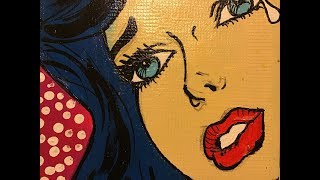 HOW TO DRAW AND PAINT POP ART [upl. by Atronna]