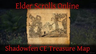 Shadowfen CE Treasure Map Elder Scrolls Online ESO [upl. by Riesman]