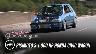 Bisimotos 1000 HP Honda Civic Wagon  Jay Leno’s Garage [upl. by Anelas]