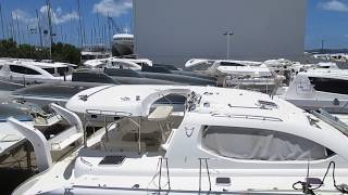 Hurricane Irma  Salvage Catamaran boatyard heaven [upl. by Adamski]