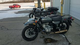 2020 Ural Motorcycle Cold Start Gen2 vs Gen1 [upl. by Ethyl]