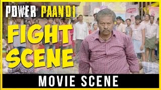 Pa Paandi  Fight Scene  Dhanush  Rajkiran  Sean Roldan [upl. by Lemhar423]