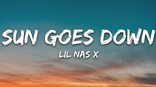 Lil Nas X  SUN GOES DOWN Lyrics [upl. by Pascia]