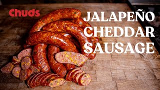 Jalapeño Cheese Sausage  Chuds BBQ [upl. by Assen]