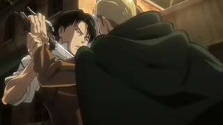 Levi VS Erwin HD  Attack on Titan OVA Shingeki no Kyojin [upl. by Safire636]