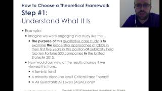 How to Choose a Theoretical Framework for My Dissertation [upl. by Ahsiekam]