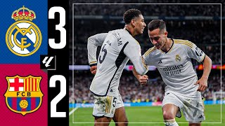 Real Madrid 32 FC Barcelona  HIGHLIGHTS  LaLiga 202324 [upl. by Alegnad]