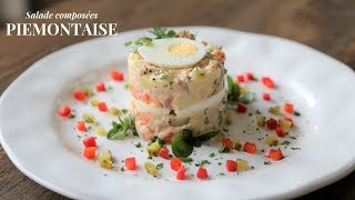 How To Make a Piémontaise Potato Salad using a food stacker ring [upl. by Thacker]