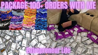 PACKAGE 100 ORDERS WITH ME ENTREPRENEUR LIFE  MELSSLEEPWEAR [upl. by Carlynn]