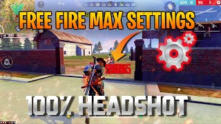 Free fire MAX PC headshot sensitivity settings  Bluestacks 5 headshot settings OB30 Update [upl. by Kenleigh726]