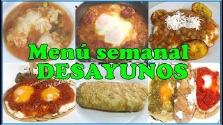 6 Desayunos con HUEVO REALMENTE saludables Fáciles y Económico [upl. by Anilave]