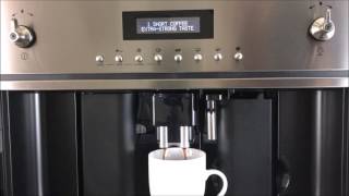 Smeg Coffee Maker Instruction  Tutorial  CMSU6451X and CMSCU451S [upl. by Aneez]