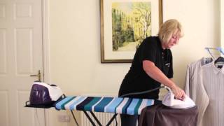 How to iron and fold a fitted sheet [upl. by Thurlow928]