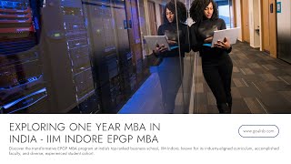 IIM Indore EPGP  Exploring One year MBA in India [upl. by Joacima]