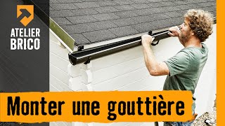 Atelier brico HORNBACH  Monter la gouttière [upl. by Munford]