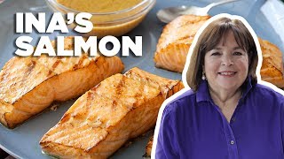 Ina Gartens 5Star Grilled Salmon  Barefoot Contessa  Food Network [upl. by Mendoza285]