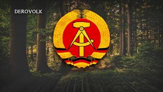 National Anthem of East Germany 19491990  quotAuferstanden aus Ruinenquot [upl. by Namielus]